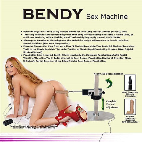 Bendy Mains Powered Sex Machine by Myworld