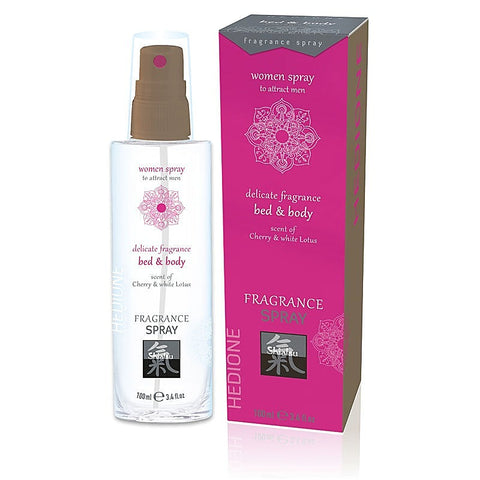 SHIATSU Cherry and White Lotus Bed and Body Spray by Hot Ero
