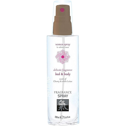 SHIATSU Cherry and White Lotus Bed and Body Spray by Hot Ero