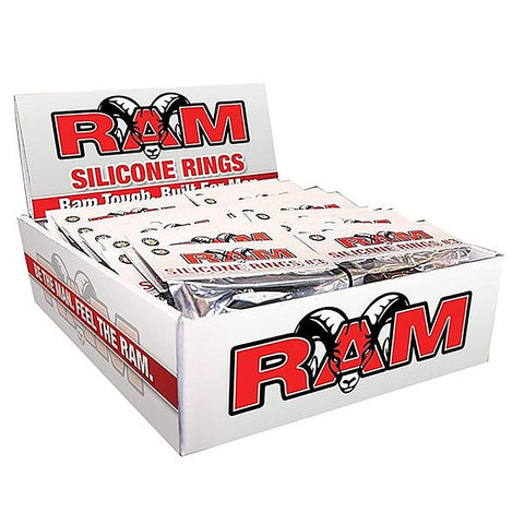 RAM 24 Silicone Cock Rings Pop Box by Nasstoys
