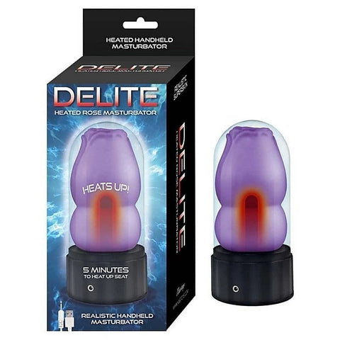 DELITE Heated Rose Lifelike Male Masturbator by Nasstoys