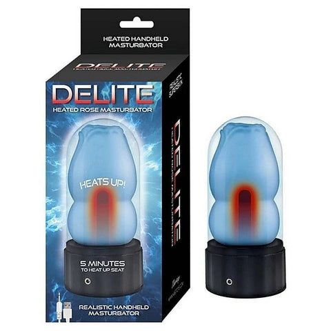 DELITE Heated Rose Lifelike Male Masturbator by Nasstoys