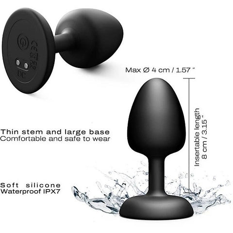 Geisha Remote Control Rechargeable Anal Plug Infinite