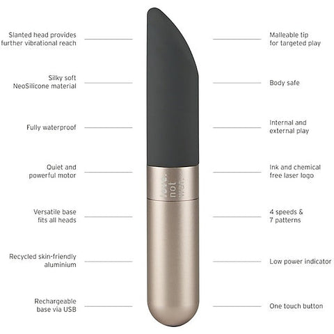 Amore Clitoral Bullet Vibrator by Love Not War