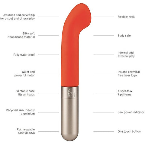 Liebe Silicone G-Spot Vibrator by Love Not War
