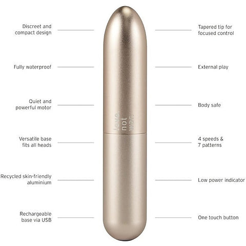 Maya Multi Function Bullet Vibrator by Love Not War