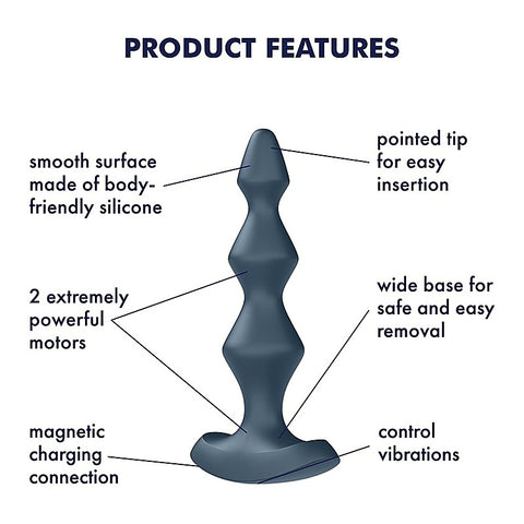 Lolli Plug 1 Vibrating Anal Beads by Satisfyer