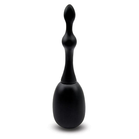AquaClean Silicone 1-Way Valve Douche Set with Butt Plug Nozzle