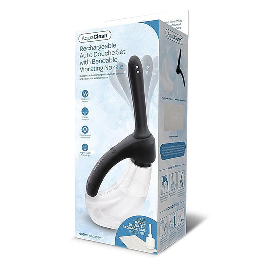 AquaClean Rechargeable Auto Douche Set by Xgen Products