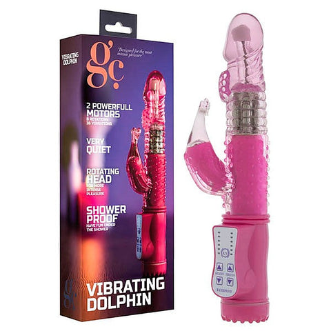 Dolphin Pearl Rabbit Style Vibrator by Shots Toys