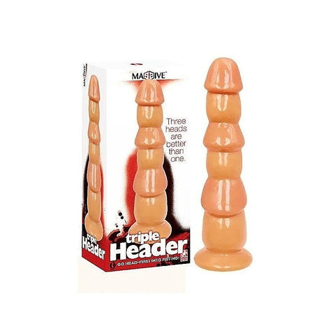 Massive Triple Header 3 Dick Anal Dildo by Icon Brands