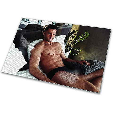 Sexy Jigsaw Puzzle Men In Bed Bradley by Little Genie