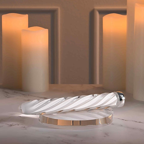 Playboy Pleasure IN A TWIST Glass Bullet Vibrator by Evolved
