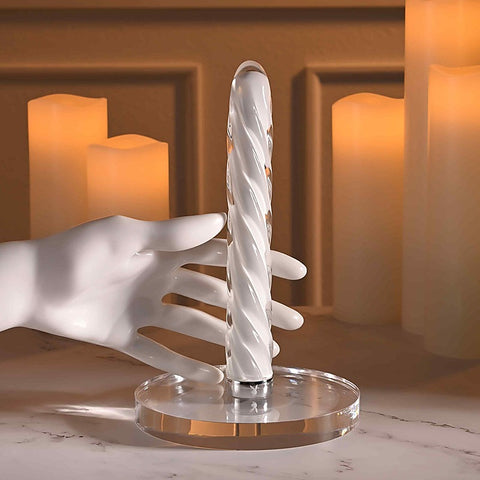 Playboy Pleasure IN A TWIST Glass Bullet Vibrator by Evolved