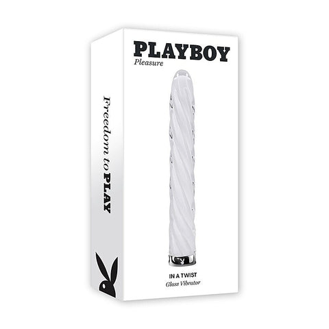 Playboy Pleasure IN A TWIST Glass Bullet Vibrator by Evolved