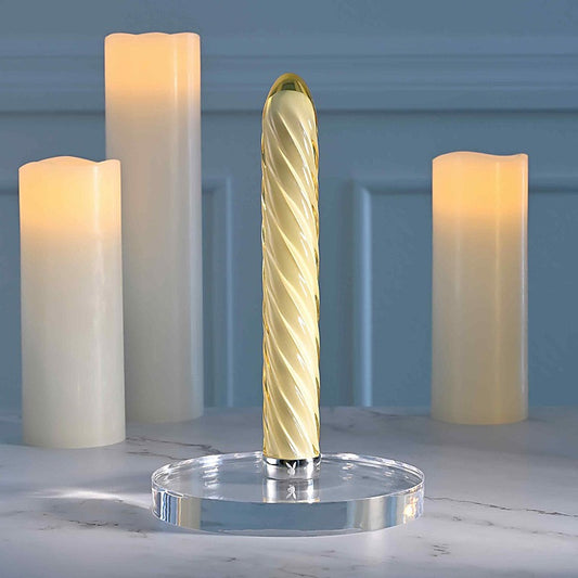Playboy Pleasure TWIST OF FATE Glass Bullet Vibrator