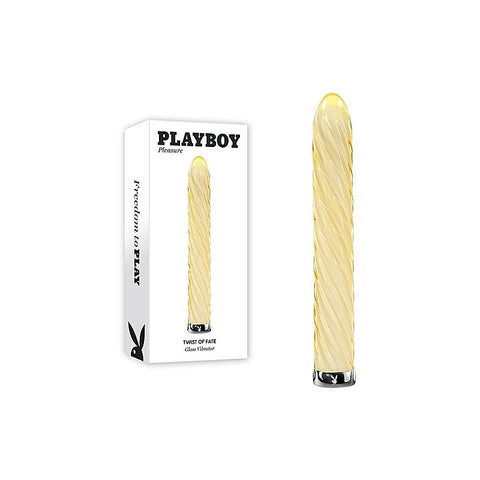 Playboy Pleasure TWIST OF FATE Glass Bullet Vibrator