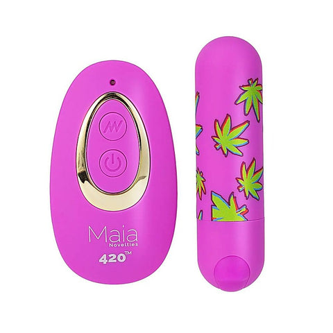 JESSI 420 Remote Bullet Vibrator by Maia Toys