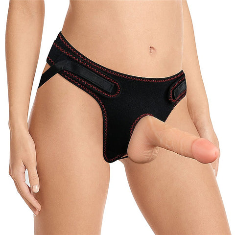 Easy Strap On Set Dildo Vanilla 7.5in by Lovetoy