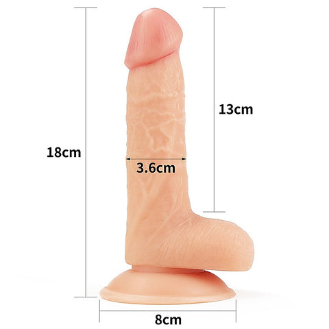 Easy Strap On Set Dildo Vanilla 7.5in by Lovetoy