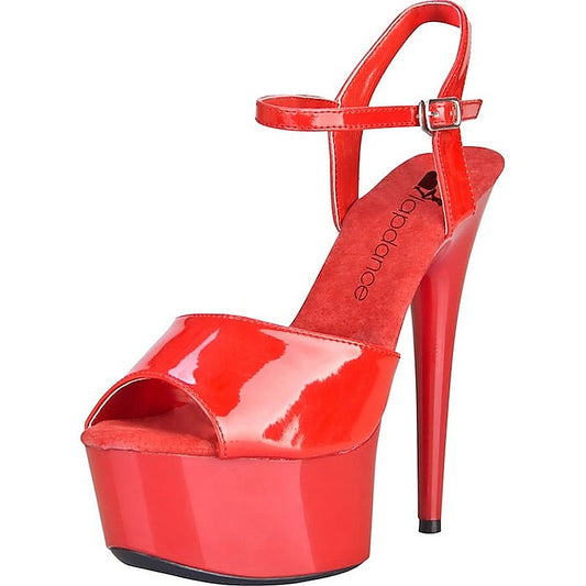 Lapdance Red Platform Sandal by Xgen Products