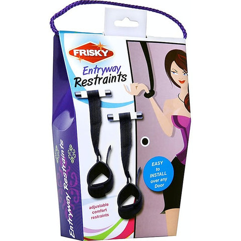 Frisky Entryway BDSM Play Door Restraints by XR Brands