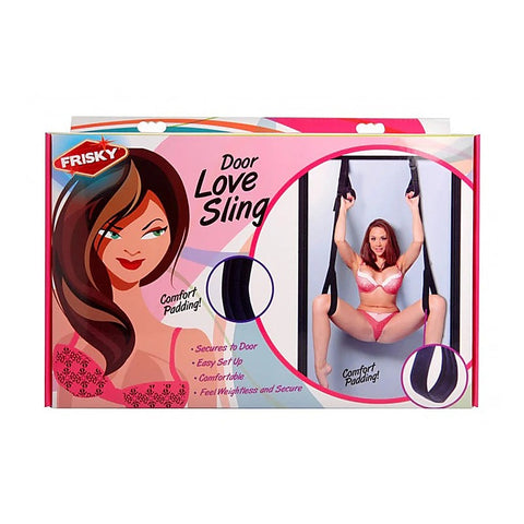 Frisky Compact Door Bondage Love Sling by XR Brands