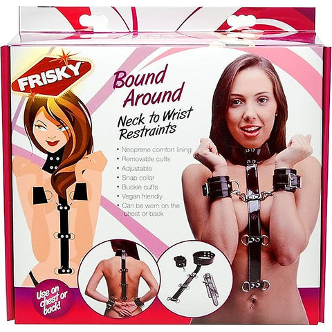 Frisky Bound Around Neck to Wrist Restraints by XR Brands