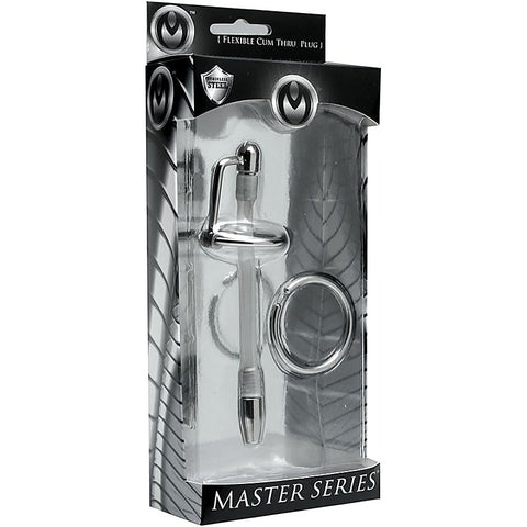 Master Series Inertia Flexible Cum-Thru Penis Plug