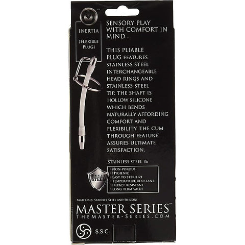 Master Series Inertia Flexible Cum-Thru Penis Plug