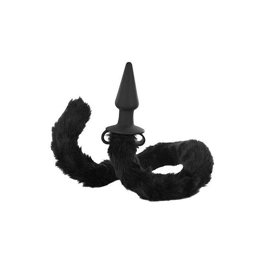 Tailz Bad Kitty Silicone Cat Tail Anal Plug by XR Brands