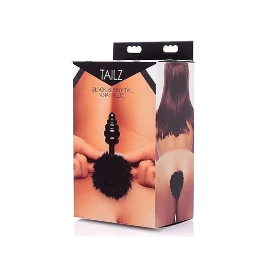 Tailz Black Bunny Tail Anal Plug by XR Brands