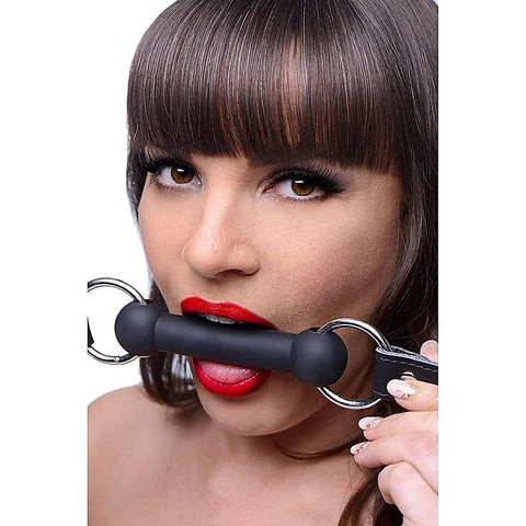 Strict Bondage Play Silicone Bit Gag by XR Brands