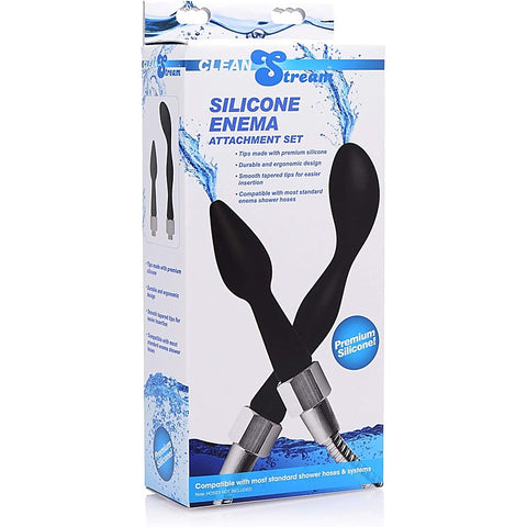 CleanStream Silicone Enema Attachment Set by XR Brands