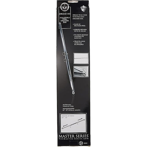 Master Series Adjustable Steel Spreader Bar by XR Brands
