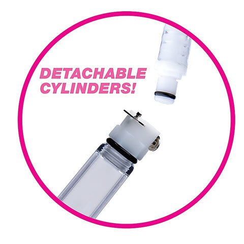 Nipple Pumping System with Dual Cylinders by XR Brands