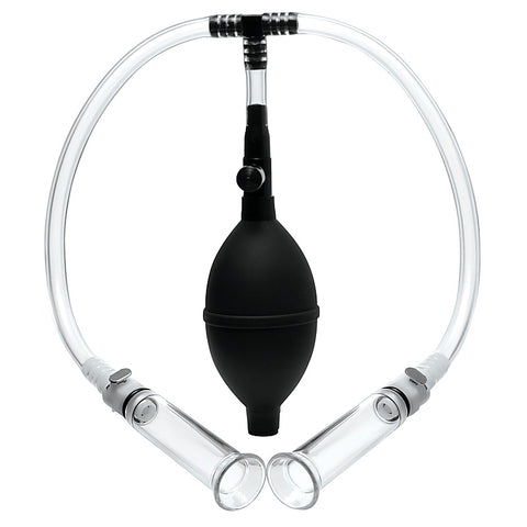 Nipple Pumping System with Dual Cylinders by XR Brands