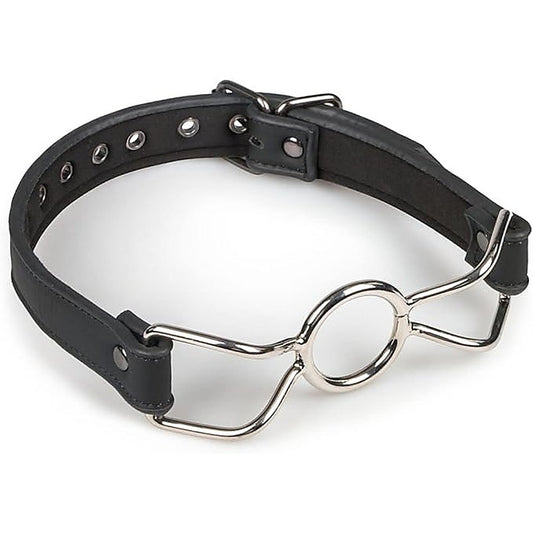 Metal O-Ring Bondage Mouth Gag by Easytoys