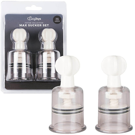 Nipple and Clit Suckers Large by Easytoys