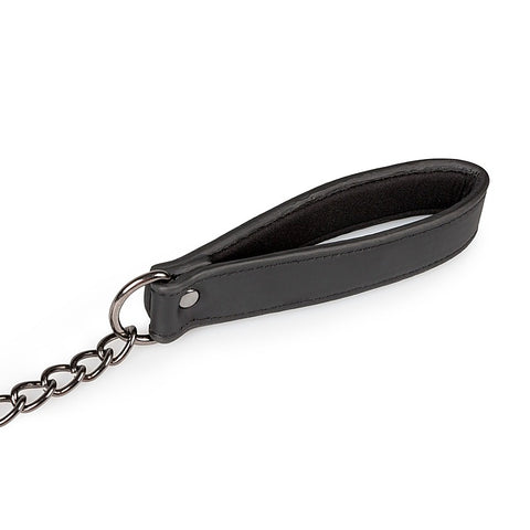 Collar With Nipple Chains by Easytoys