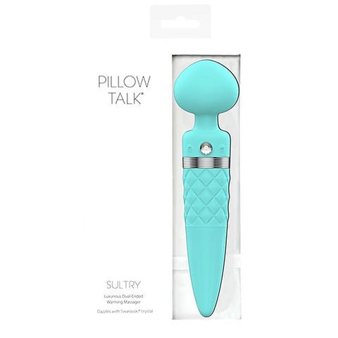 Pillow Talk Sultry Dual Ended Warming Body Wand Massager