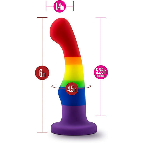 Avant Pride P1 Freedom Silicone Dildo by Blush Novelties