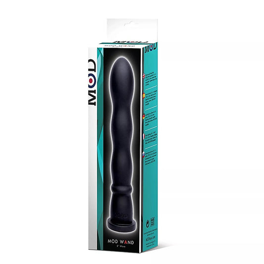 Silicone Wand Wave Black by MOD