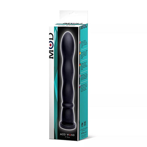 Silicone Wand Wave Black by MOD