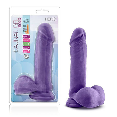 Au Naturel Bold Hero 8 Inch Dildo by Blush Novelties
