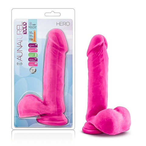 Au Naturel Bold Hero 8 Inch Dildo by Blush Novelties
