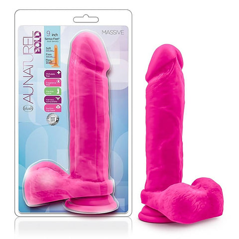 Au Naturel Bold Massive 9 Inch Dong by Blush Novelties