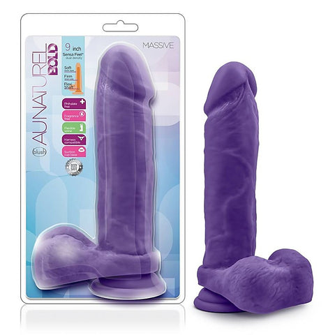 Au Naturel Bold Massive 9 Inch Dong by Blush Novelties