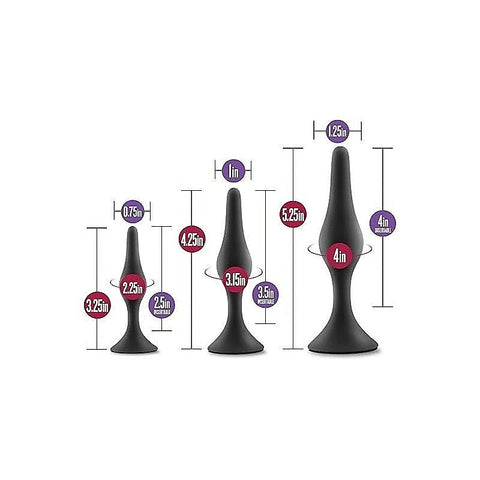 Luxe Beginner Butt Plug Kit by California Exotics