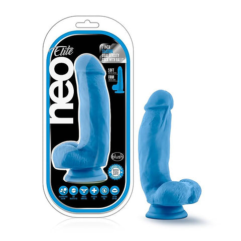 Neo Elite 7 Inch Silicone Dual Density Realistic Cock